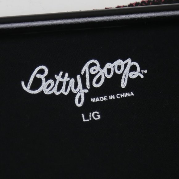 Betty Boop 2015 King Feature Syndicate Scalloped Hem Tank Top Black - Picture 3 of 6